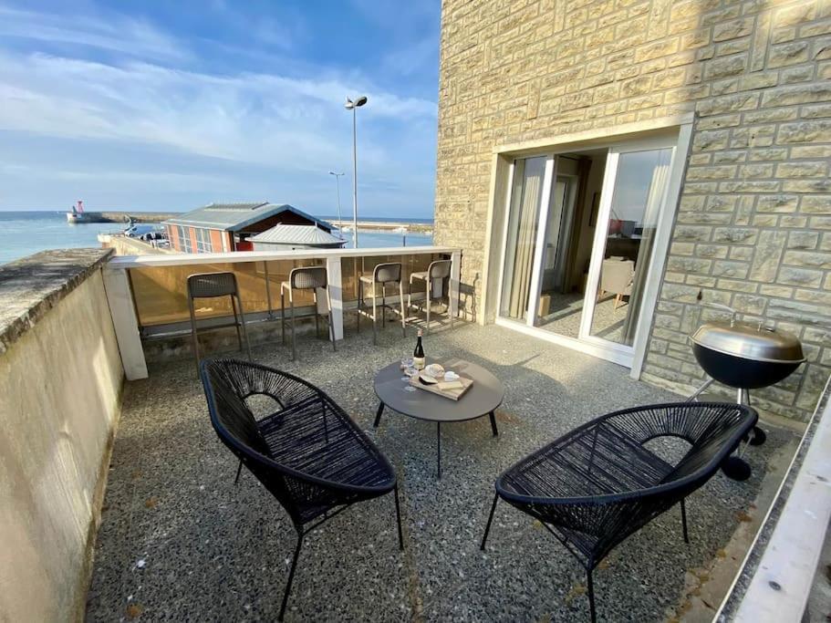 La Terrasse Du Port - Front De Mer - 10 Personnes Port-en-Bessin-Huppain Exterior foto